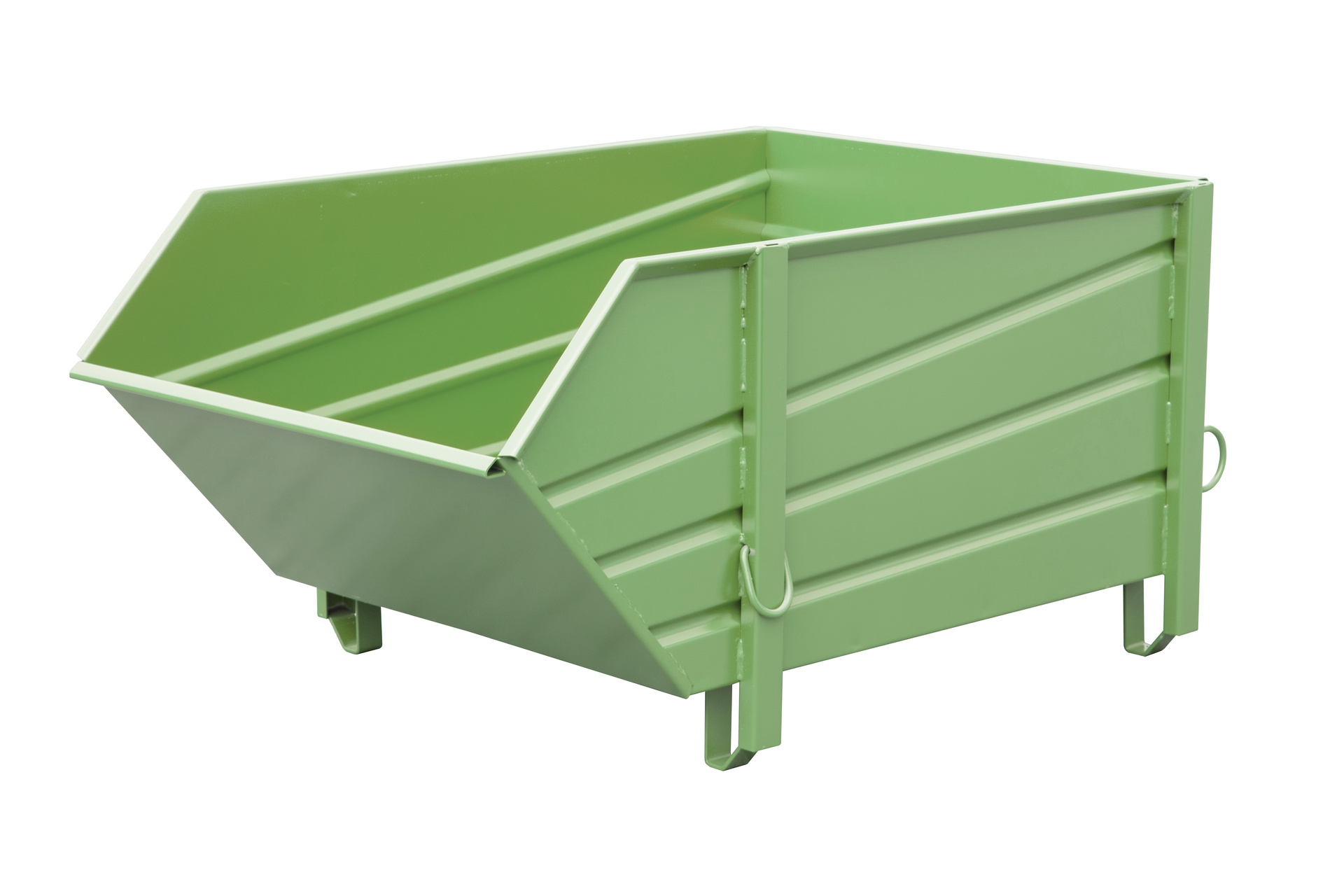 Baustoffbehälter Typ BBP RAL 6011 Resedagrün